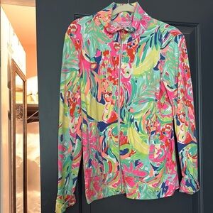 Lilly Pulitzer Tropical Print Jacket